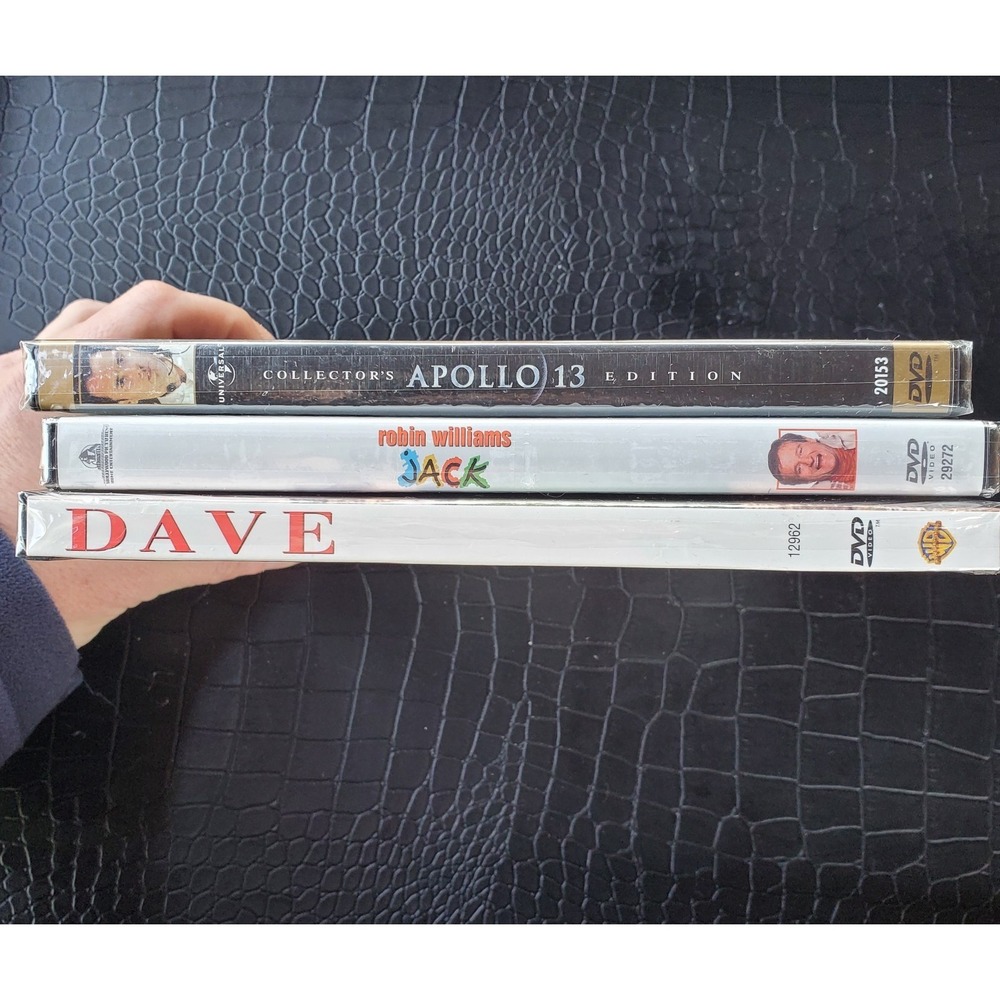 DVD Lot 3 New Sealed Apollo 13 Collector's Edition Jack Dave Comedy Drama Bundle
